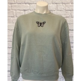 Wild Fable Oversized Sweatshirt With Butterfly Size Medium