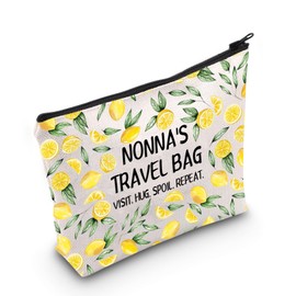 WCGXKO Nonna Makeup Bag Nonna Birthday Gift Nonna Gift Mother’s Day Gift for Nonna Grandma (Nonna Bag CA)