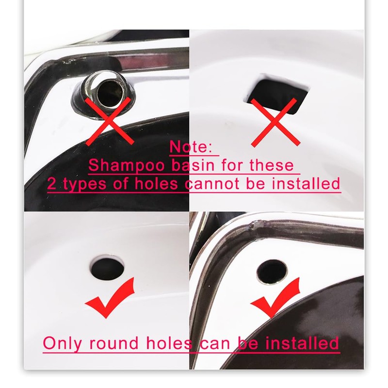 Head Spa Waterfall Shower Head for Shampoo Sink Water Spa&Salon