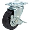 TRUSCO(トラスコ) 棚部材 ハードゴムキャスター自在ストッパー付Φ75 TYSG-75RHS