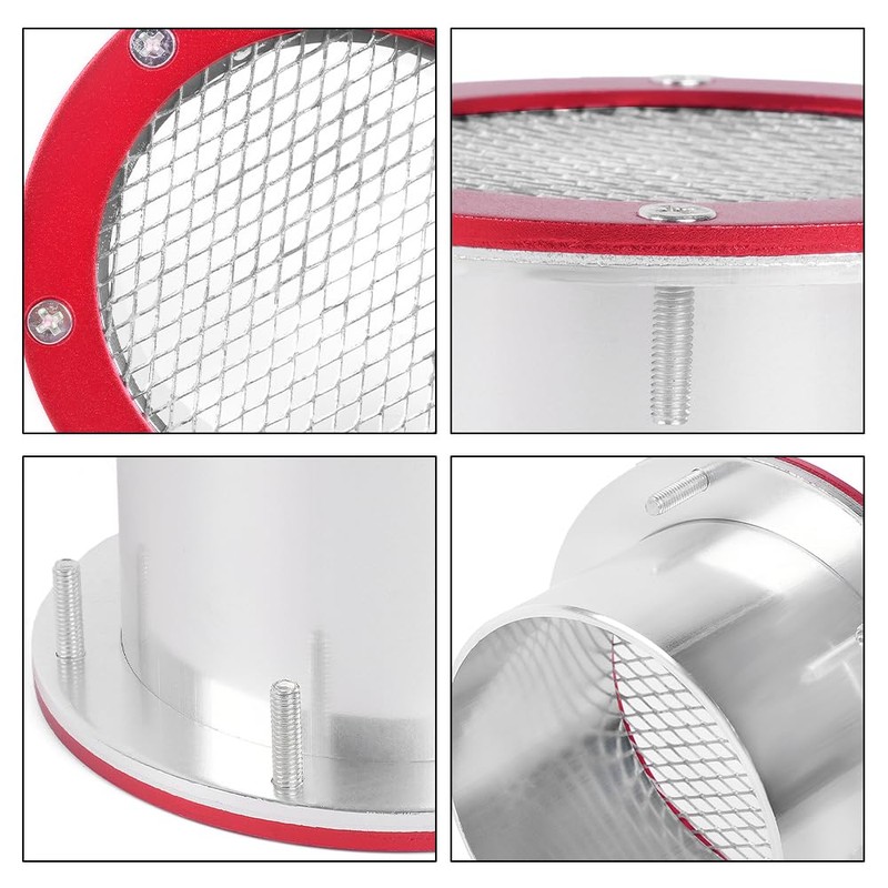 BARTOO Bumper Intake Air Duct Vent Car Mesh Grille Inlet
