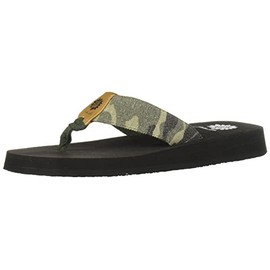 Yellow Box Women's Flip-Flop, Camo, 9.5