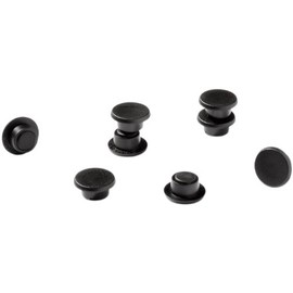 Durable 475401 Magnets in Industrial Packaging 37 mm 1000 p - Black (Pack of 20)