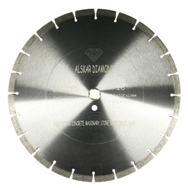 ALSKAR DIAMOND USA ADLSS 16 inch Dry or Wet Cutting General Purpose Segmented High Speed Diamond Saw Blades for Concrete Stone Brick Masonry (16")