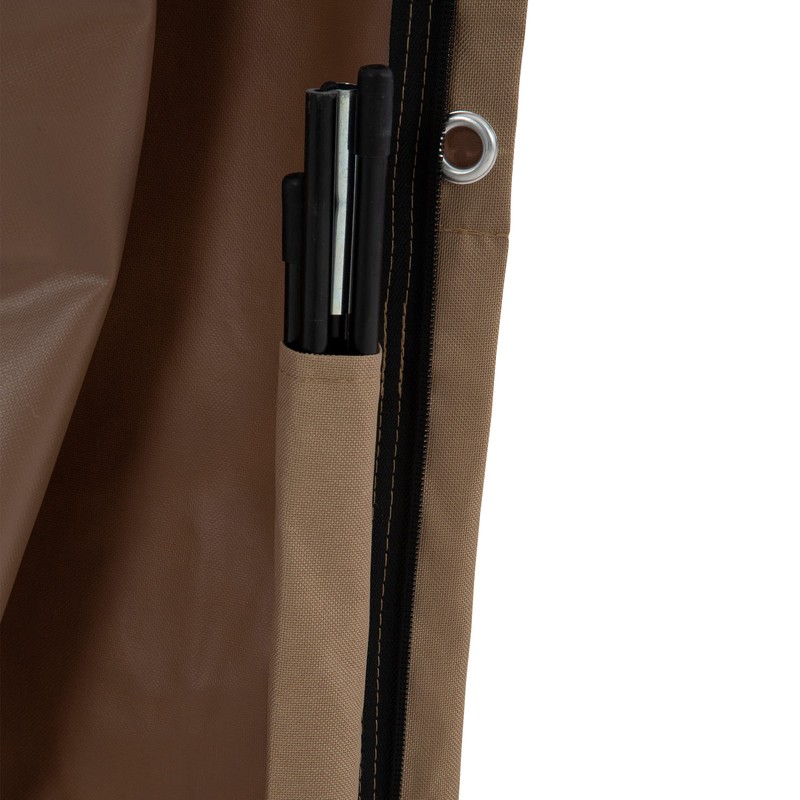 Pure Garden Offset Outdoor Umbrella Cover - Heavy-Duty Waterproof Protection