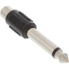 Audio adaptor, InLine®, 6.3mm M to RCA F, mono