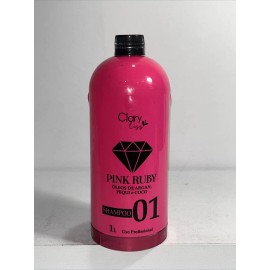 Pink Ruby Shampoo 01 Hair Treatment, 1 Liter New Damaged Outer