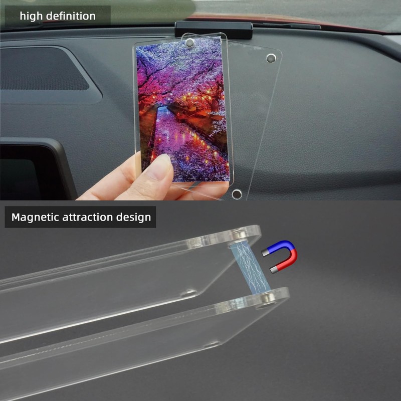 XMALL 2Pcs Car Picture Holder, Suitable for car Visor,Universal for