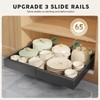 Seinloes 2 Pack Pull Out Cabinet Organizers 21"Deep with Raising