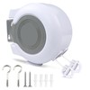 Outdoor Retractable Double-Layer Clothes Drying line - Heavy-Duty PVC Coated