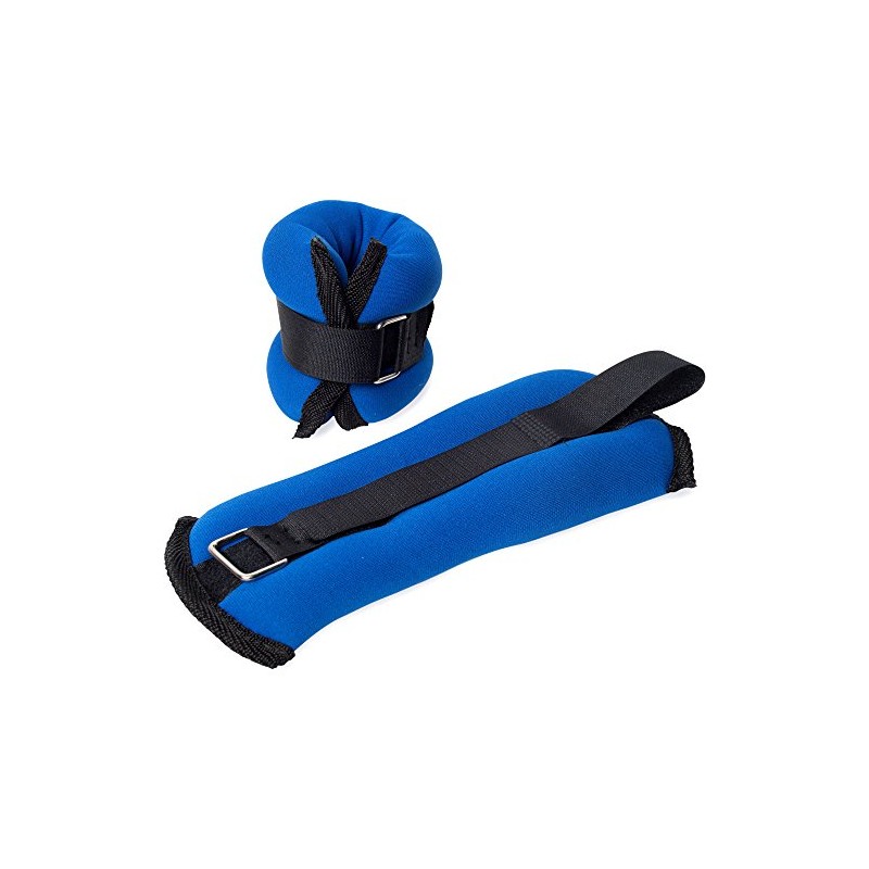 Tone Fitness Ankle/Wrist Weights, 1 lbs Pair - Blue