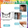PLIGREAT 24 Pcs Animal Pattern Face Paint Stencils Face Body