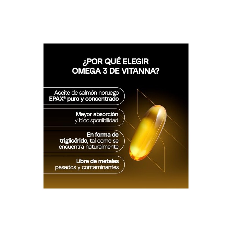VITANNA® Omega 3 Aceite de Salmón Noruego