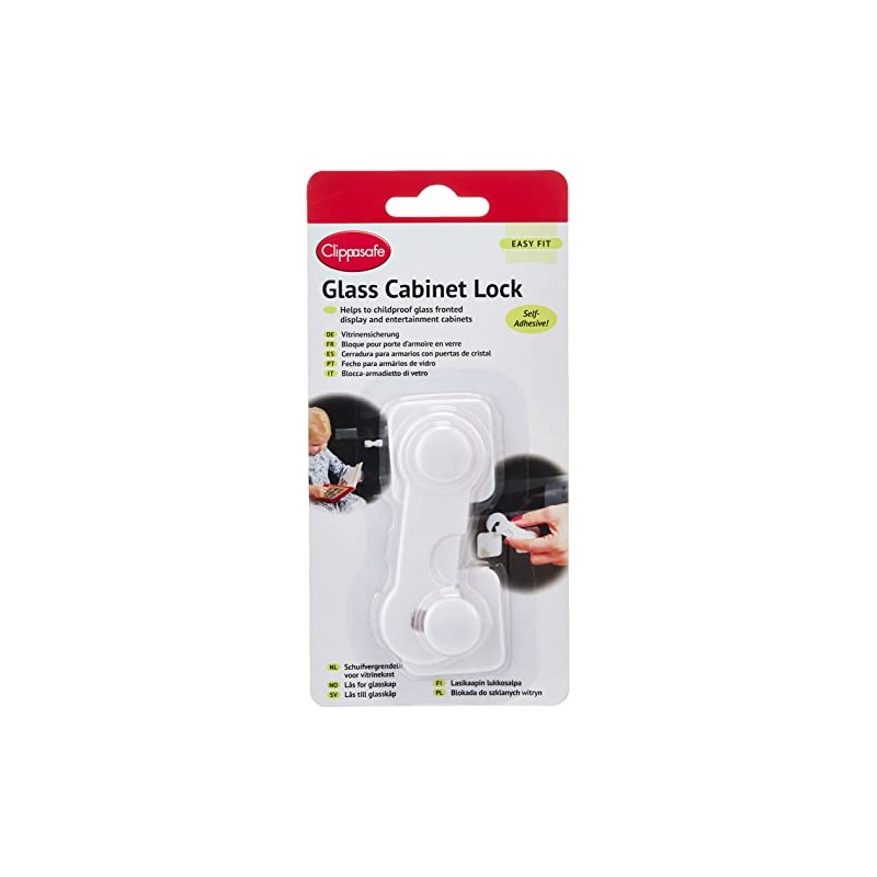 Clippasafe Glass Cabinet Lock
