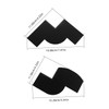 Baluue 2pcs Beard Shaping Template Guide with Ruler Precise Haircuts
