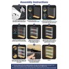 Acrylic Display Case for with LED Light Top Collectibles