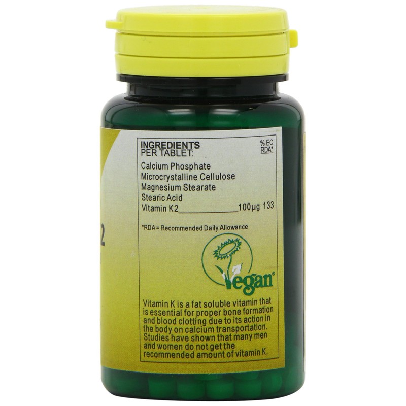 Health Plus Vitamin K2 100µg Joint and Bone Health Supplement