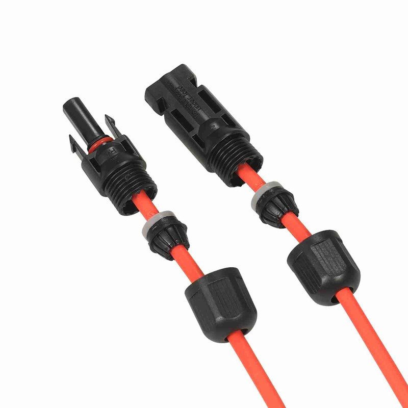1 Pair 10 Feet Black + 10 Feet Red 10AWG