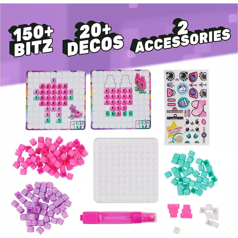 Pixobitz Pack De Cubos Color Metalico Para Armar Figuras