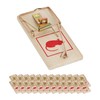 Relaxdays Mouse Traps Set of 25 Classic Mouse Traps Reusable