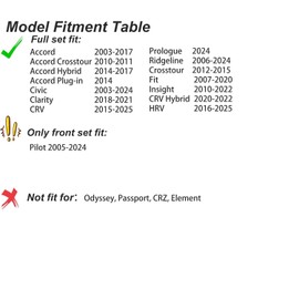 Seat Covers for Honda： Leather Car Seat Covers Breathable Fit for Honda Civic Accord Pilot CRV HRV Ridgeline Fit Insight Clarity Prologue for Most SUV Cars Pickup Sedans (Full Set, Black& Redline)