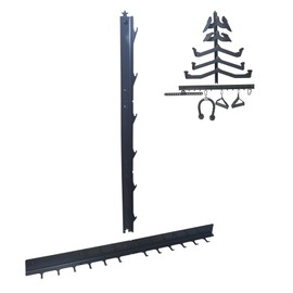 LJYMYSAK LAT Pull Down Bar Storage Rack Gym Storage Wall Organizer for Lat Pulldown Attachments, Cable Attachments Rack for Gym Accessories, Workout Equipment Storage