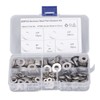 250PCS Flat Washer Kit Stainless Steel 5 Specifications Anti Corrosion