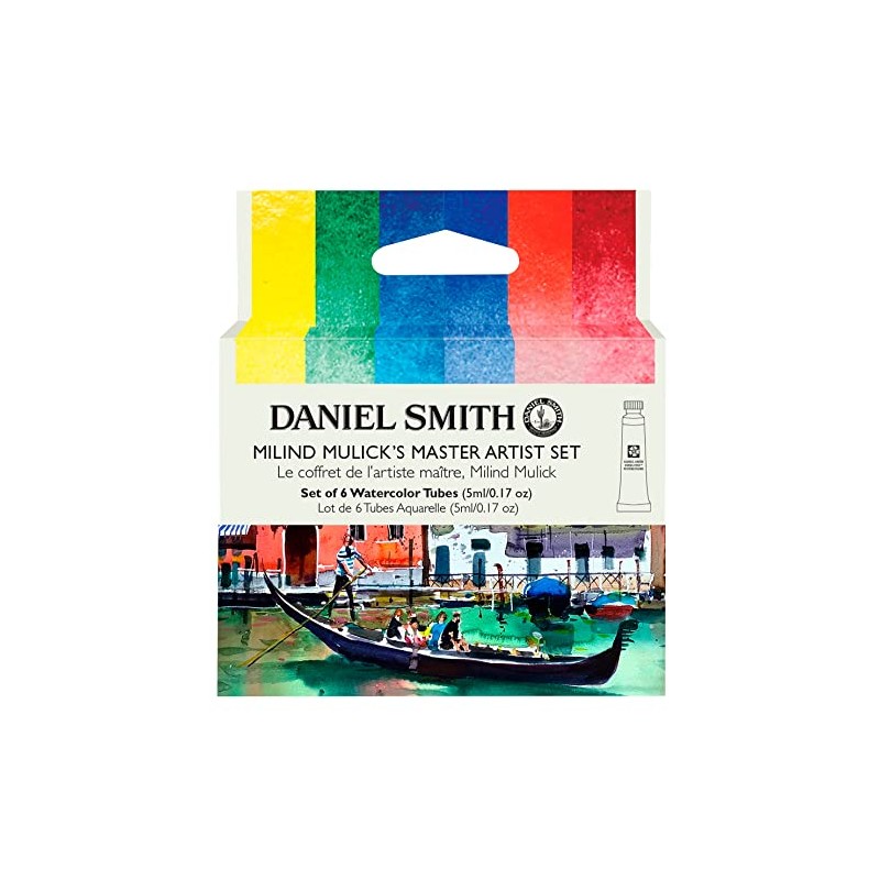 daniel smith Master Artist Extra Fine Watercolour Paint, 6 Pack,