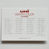Mitsubishi Pencil UWC36C Watercolor Pencils, Uni-Water Colors, 36 Colors