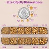 Resin Jelly Rhinestones for Crafting with B7000 Jewelry Glue, 1