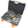 IBOSAD Copper Tube Fittings Hydraulic Pipe Crimping Tool with 1/2",3/4"