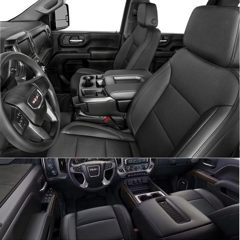 Prefer Warehouse Driver/Passager Bottom Leather Seat Cover, Compatible with 2014-2019
