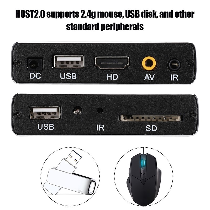 4K Full HD Digital Media Player HDMI USB s SPDIF