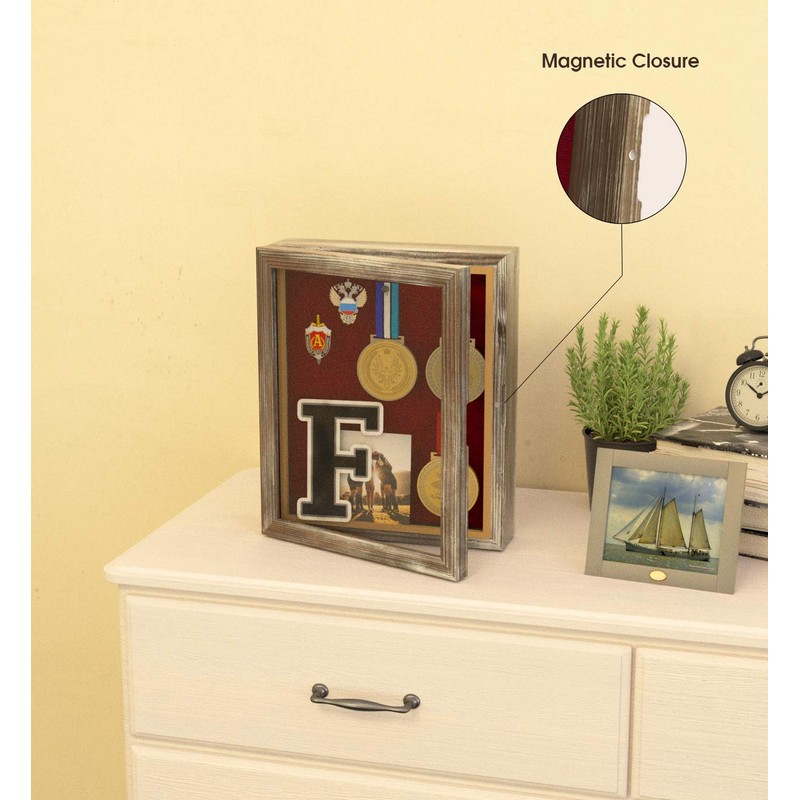 J JACKCUBE DESIGN Shadow Box Display Case 9" x 11"