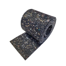 Wulkow Building Protection Mat 30 cm Wide - Length 5 cm to 10 m - Thickness 3 mm to 15 mm - Selection: 30 cm x 30 cm x 6 mm - Rubber Mat Anti-Vibration Underlay Pallet Pad Protective Mat Sound