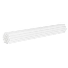 Basic Nature 8.3 Inch Compostable Straws, 2000 Disposable Straws - Sturdy, Won't Alter Flavors, White PLA/PBAT Straws, For Hot And Cold Drinks, BPI-Certified - Restaurantware