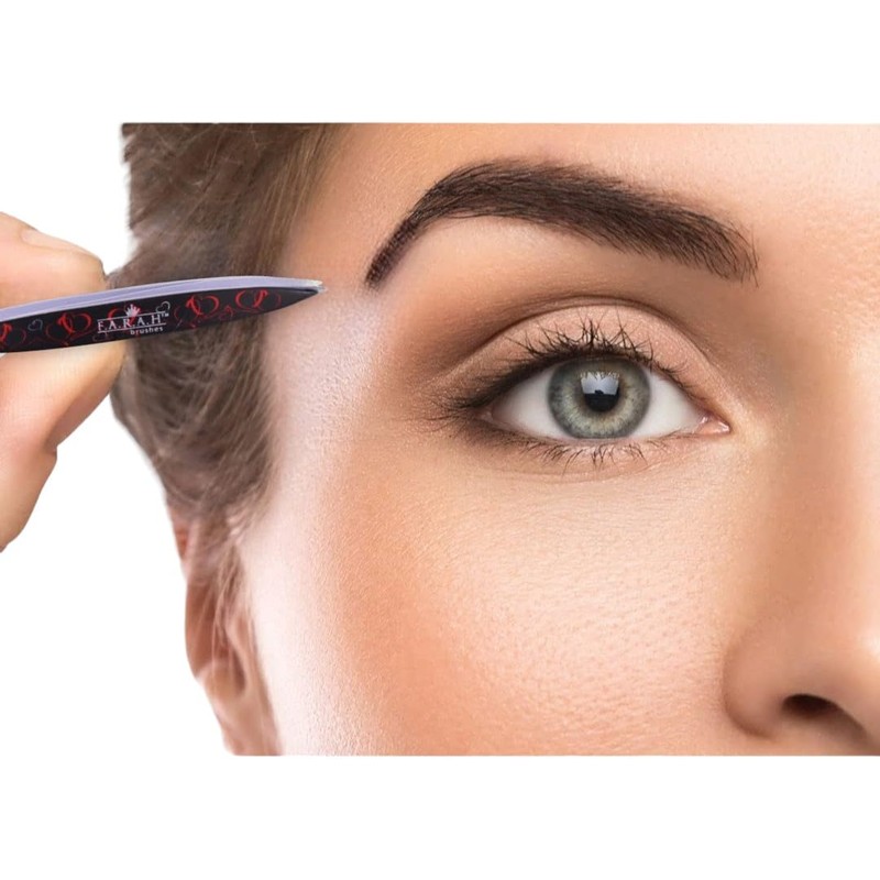 F.A.R.A.H Z-Tweeze Professional Stainless Steel Dual Ended Precision Tweezers -