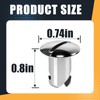 VPZMT .500 Grip 7/16" Aluminum Button Oval Head Turn Quarter