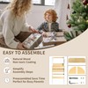 Foldable Toddler Tower Preassembled Kitchen Step Stool, Folding Tower for