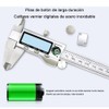 JESWO Vernier Digital, Inoxidable Pie de Rey, Calibrador Vernier Digital