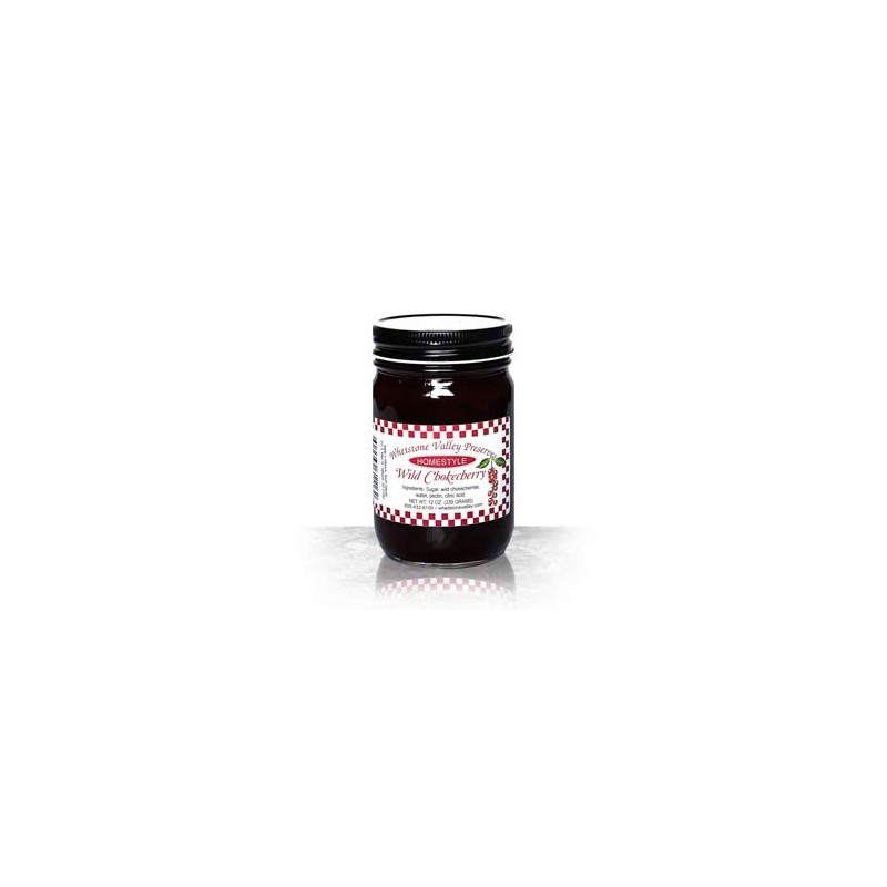 Homestyle Wild Chokecherry Jam (Hand Picked Fruit)