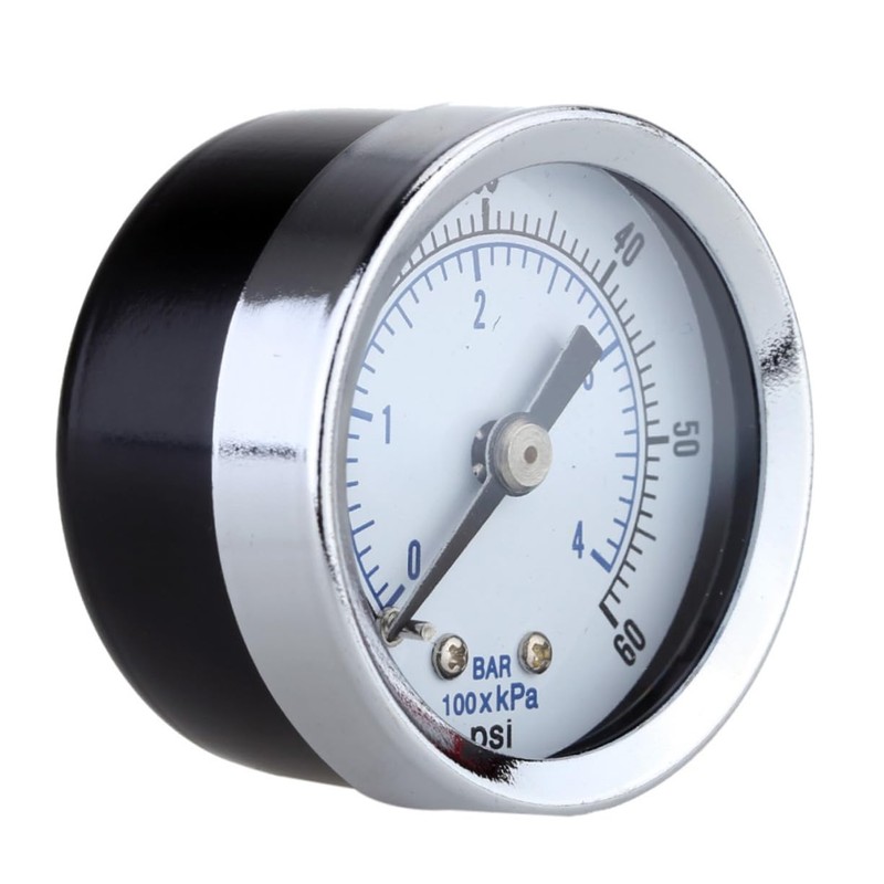 iplusmile 3pcs Psi Dual Scale Air Pressure Gauge Pressure Dial