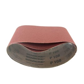 Starcke Premium 3-1/2 X 15-1/2 Sanding Belts Aluminum Oxide Cloth | For Wood, Metal & Composites (24 Grit, 9 Pack)