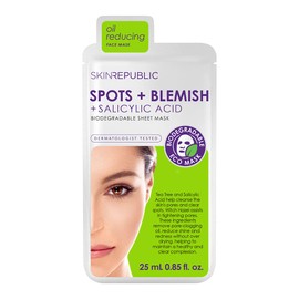Skin Republic Spots and Blemish Face Mask, For a More Even Complexion, Helps Brighten Dark Spots, 25ml TRIO