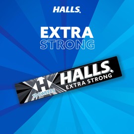 HALLS Halls Extra Strong, Clearing Menthol, Original Flavour, 20 x 33.5g