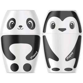 Maped Shaker Pencil Sharpener (Panda or Penguin), 34012