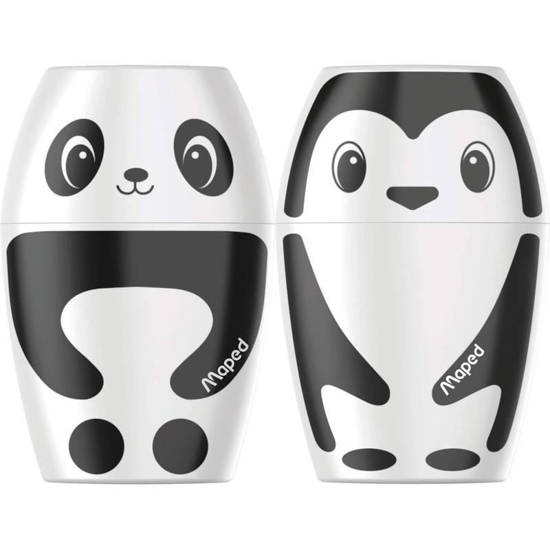 Maped Shaker Pencil Sharpener (Panda or Penguin), 34012