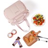 NISHEL Lunch Bag for Women, Insulated Leakproof Cooler Case with
