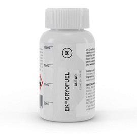 EK EKWB CryoFuel Clear 200ml Concentrate PC Coolant and Loop Cleaner + Superflush Concentrate Combo