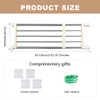 Hershii Tension Shelf Expandable Rod Closet System Heavy Duty Clothes